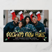 ハッピーデッキFOILホリデームービングアナウンス 箔シーズンカード (正面)