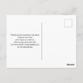 ハッピーデンタル歯が微笑み可愛い ポストカード (裏面)