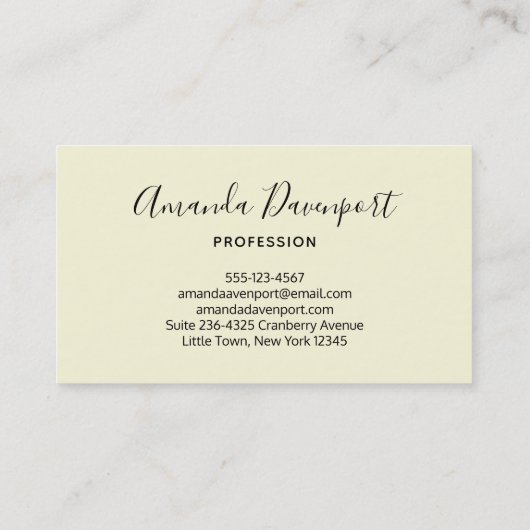 ハッピーデンタル歯が微笑み可愛い 名刺 (裏面)