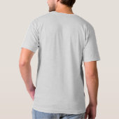 ハッピーデーユニセックスネイビーVネックTシャツ Tシャツ (裏面)