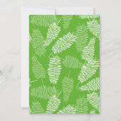 ハッピートゥーカントロピカル子供の誕生日パーティー 招待状 (裏面)