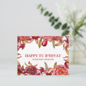 ハッピートゥB'shvatウォーターカラーポメグラネイト シーズンポストカード (スタンド正面)