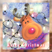 ハッピートナカイメリークリスマススケッチ ウィンドウサイン (シート2)