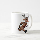 ハッピートナカイ走アマンガ |背景色 コーヒーマグカップ (正面右)