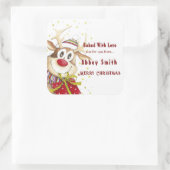 ハッピートナディースクリスマスコクッキーキャンディ&トリート スクエアシール (バッグ)