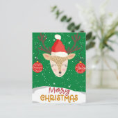 ハッピートナリーメリークリスマスホリデーズはがき シーズンポストカード (スタンド正面)