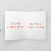 ハッピートボガニングホリデイズ シーズンカード (内部)