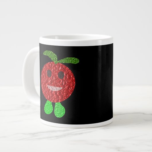 ハッピートマトマグ ジャンボコーヒーマグカップ (正面左)