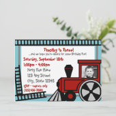 ハッピートラック鉄道招待状/赤 招待状 (スタンド正面)