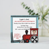 ハッピートラック鉄道招待状/赤 招待状 (スタンド正面)