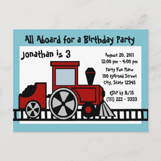 ハッピートラック ポストカード (正面)