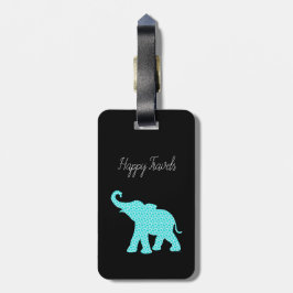 ハッピートラベルエレファントアーユニークト荷物タグ ラゲッジタグ