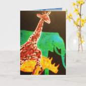 ハッピートリオ カード (黄色い花)