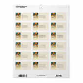 ハッピートリック又はトリーターヴィンテージ住所 シール (フルシート)