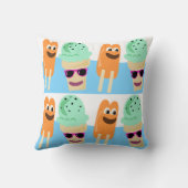 ハッピートリートフレンズミルクシェイクかわいいポップおもしろい クッション (裏面)