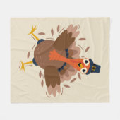 ハッピートルコ フリースブランケット (正面(横))