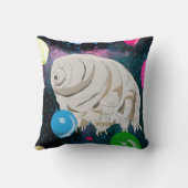 ハッピートルディグレード宇宙&バルーンを介して浮いている クッション (裏面)