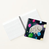 ハッピートルディグレード宇宙&バルーンを介して浮いている ノートブック (内部)