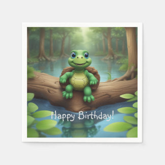ハッピートルホテル誕生日 スタンダードカクテルナプキン