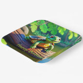 ハッピートルホテル誕生日 ペーパープレート (傾斜あり)