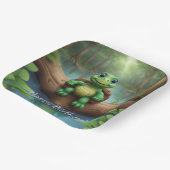 ハッピートルホテル誕生日 ペーパープレート (傾斜あり)