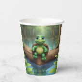 ハッピートルホテル誕生日 紙コップ (裏面)