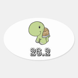 ハッピートルホテル26.2 楕円形シール