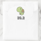 ハッピートルホテル26.2 楕円形シール (バッグ)