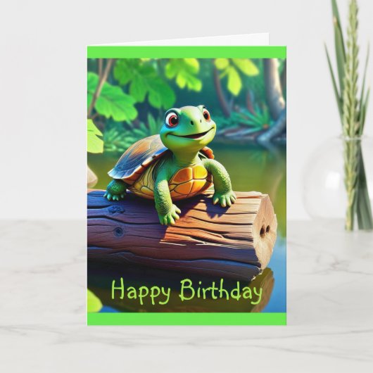 ハッピートルミディアム誕生日カード カード (正面)