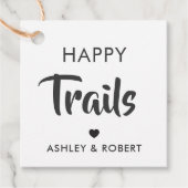 ハッピートレイルのギフトラベル、ナット&トレイルのミックスラベル、クラフト フェイバータグ (正面)