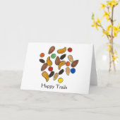 ハッピートレイルのトレイルのミックス行遠くにく退職カード カード (黄色い花)