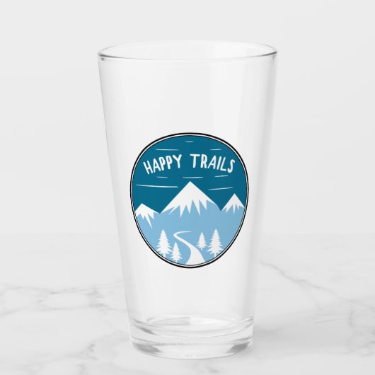 ハッピートレイルのハイキング タンブラーグラス (正面)