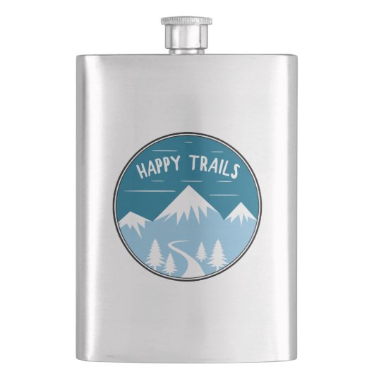 ハッピートレイルのハイキング フラスク (正面)