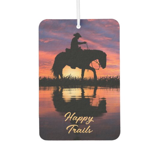 ハッピートレイルカウボーイ カーエアーフレッシュナー (正面)