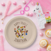 ハッピートレイルキャンピングトレイルミックスバイヨーブリタイアメント ペーパープレート (パーティー)