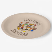 ハッピートレイルキャンピングトレイルミックスバイヨーブリタイアメント ペーパープレート (アングル)