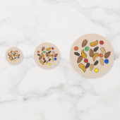 ハッピートレイルキャンピングハイキングアウトドアトレイルミックス コンフェッティ (裏面)