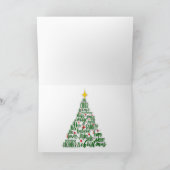 ハッピートロピカルクリスマスサンタ シーズンカード (内部)