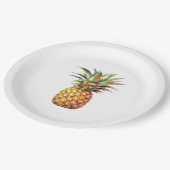 ハッピートロピカルパイナップル ペーパープレート (アングル)