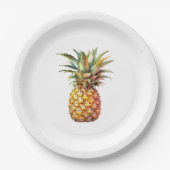 ハッピートロピカルパイナップル ペーパープレート (正面)