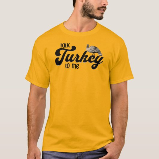 ハッピートーキングターキーデー Tシャツ (正面)