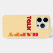 ハッピートークベージュレインボー Case-Mate iPhoneケース (裏面 (横))