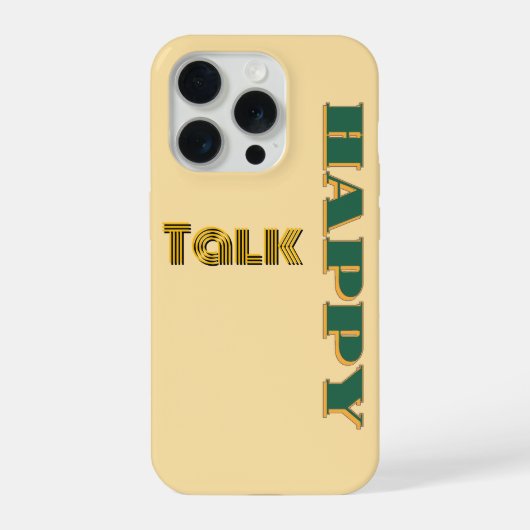 ハッピートークベージュ iPhoneケース (裏面)