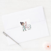 ハッピートースデンタルケア スクエアシール (封筒)