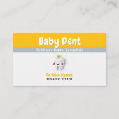 ハッピートース | 小児歯科医 名刺 (正面)