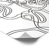 ハッピードゥードルズ：アボカドの国のぬりえページ ポスター (角)