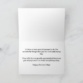 ハッピードクターズデイ紫のストライプと星 カード (内部)