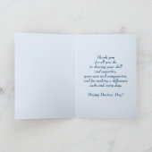 ハッピードクターズ・デイ。レッドカーネーションカスタム カード (内部)