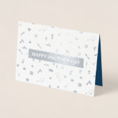 ハッピードクターズ・デイ。レッドカーネーション 箔カード (正面)