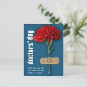 ハッピードクターズ・デイ。赤カーネーション ポストカード